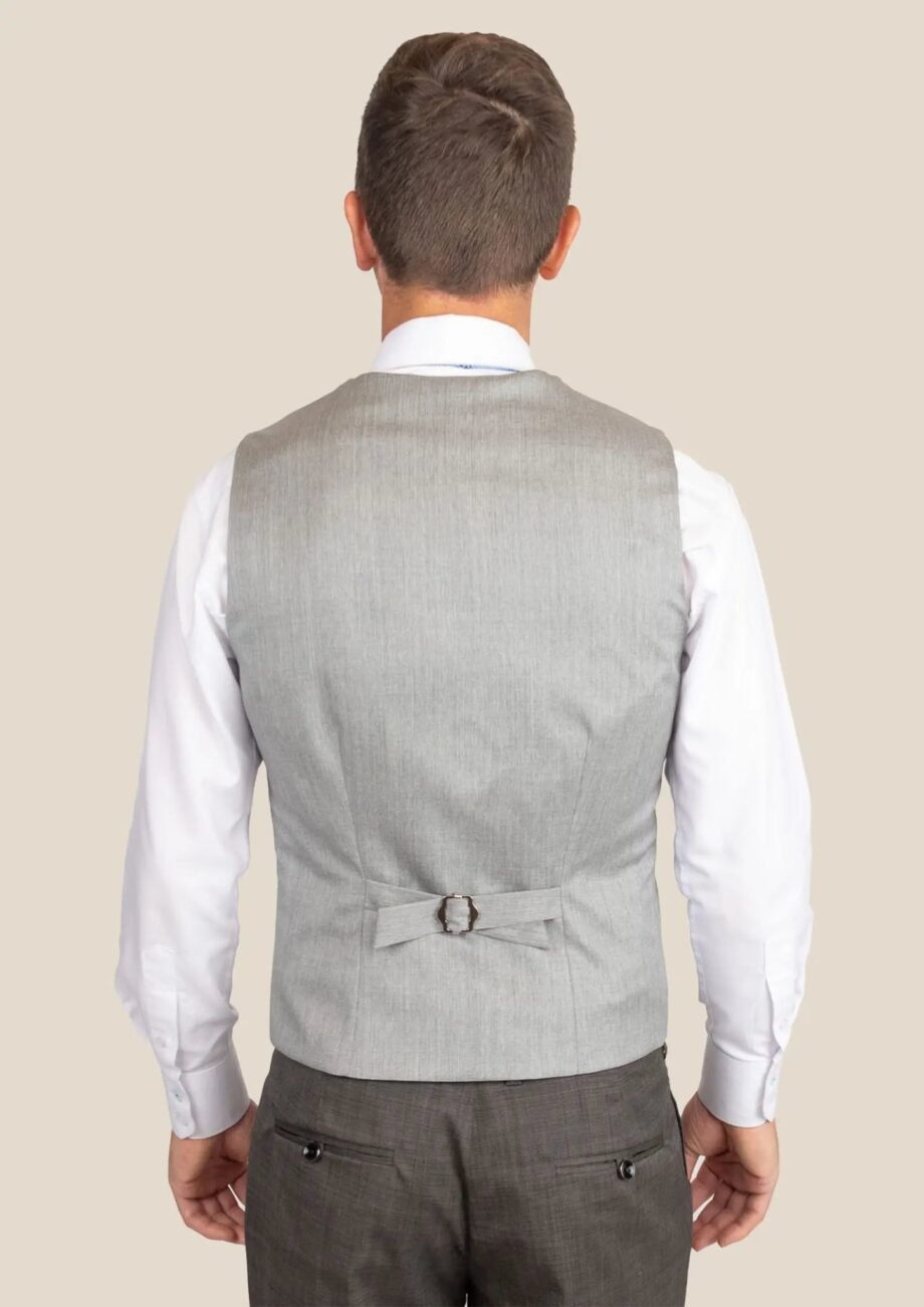 Glacier Grey Twill Vest